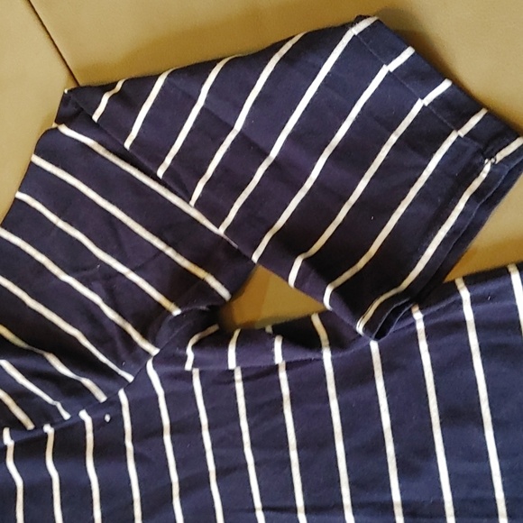 3/$25 Merona Blue and White Striped Shirt - Picture 5 of 5